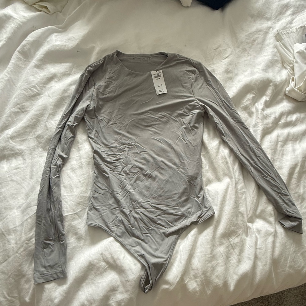 Gray Long Sleeve Women's Top
